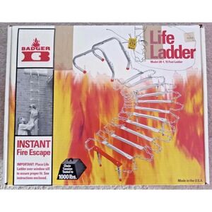 VTG Badger Life Ladder Instant Fire Escape 1000# Weight NEW open box